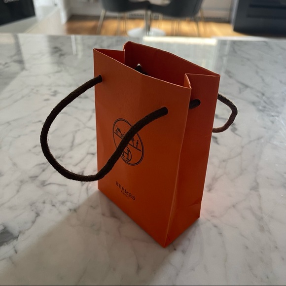 Authentic Small Hermes Gift Bag - Picture 4 of 7